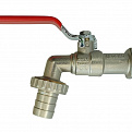 065B8302RG Кран шаровой BVR-CR PN10 DN25, латунь, спускной под шланг, Ридан